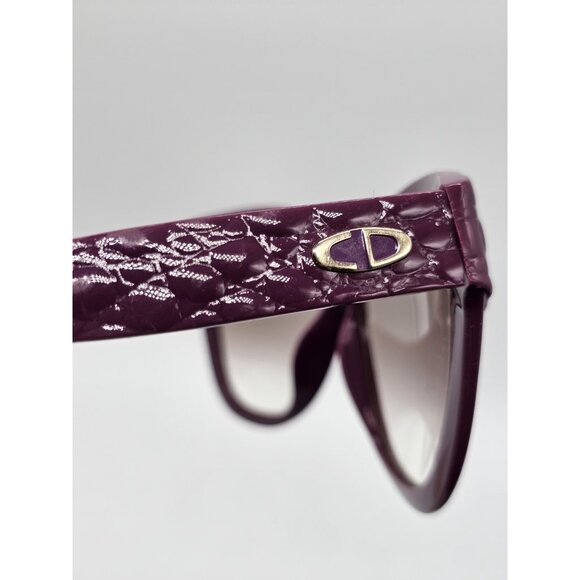 Vintage Christian Dior 2321  Purple Sunglasses Germany 1980\'S Large Chic Boho main image 7
